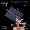 Cyansea Jelly Adhesive: No-Grind Nail Art Stickers, High-Adhesion, Waterproof, Long-Lasting False Fingernail Stickers