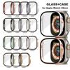 Glass+Case for Apple Watch Ultra 3 2 49mm Screen Protector Frame Cover for iWatch ultra 49 Tempered Protective 49MM Accessories