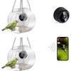Räumungsverkauf Jetzt Intelligenter Vogelfutterspender mit Kamera, 1080P Vogelbeobachtungskamera Automatische Videoaufnahme & Bewegungserkennung Für Außen I Bird