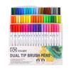 36/48/60/72/100 Colors Brush Pen Watercolour Markers Hand Lettering Pen Watercolor Pen Felt Tip Pen for Drawing Colouring