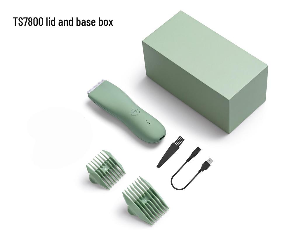 Waterproof Electric Body Hair Trimmer for Men - Armpit & Pubic Shaver