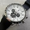 Salvatore Marra Mens Wristwatch Chronograph Business Analog Quartz White WHBK Cross Included