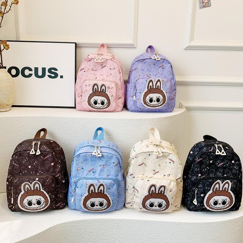 Trendy Labub Children's Backpack Stylish And Versatile Outdoor Daypack For Kids Aged 3-6