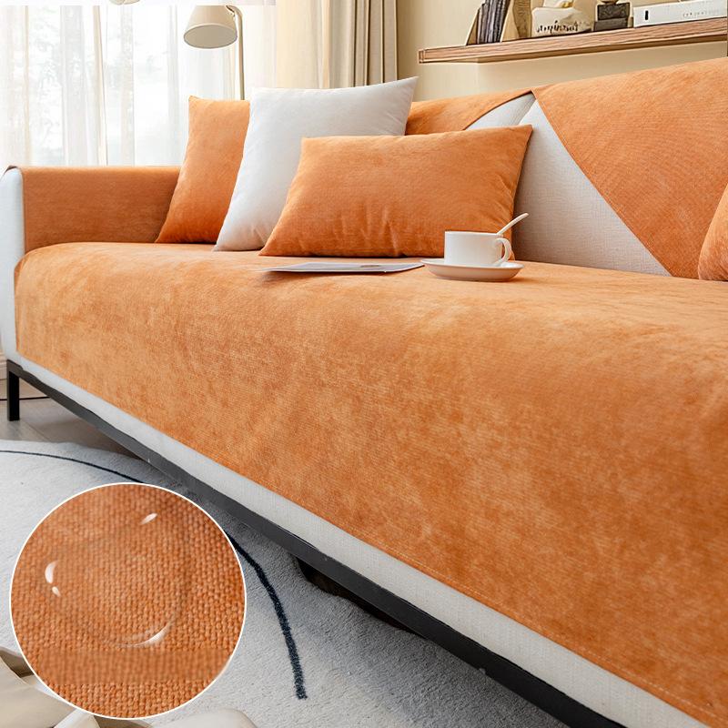 

1PC Non-slip Waterproof Sofa Seat Cover Living Room Anti-Cat Scratch Sofa Slipcover L Couch Mat Towel Fundas Para Sillones 70x70cm 1pc A