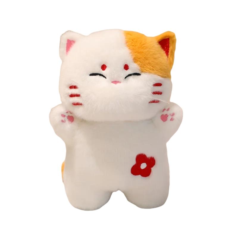 Adorable Japan Bring Cat Plush Toys Stuffed British Shorthair Grey White Orange Ragdoll Pussy Kitten Doll Table Accompany Toys