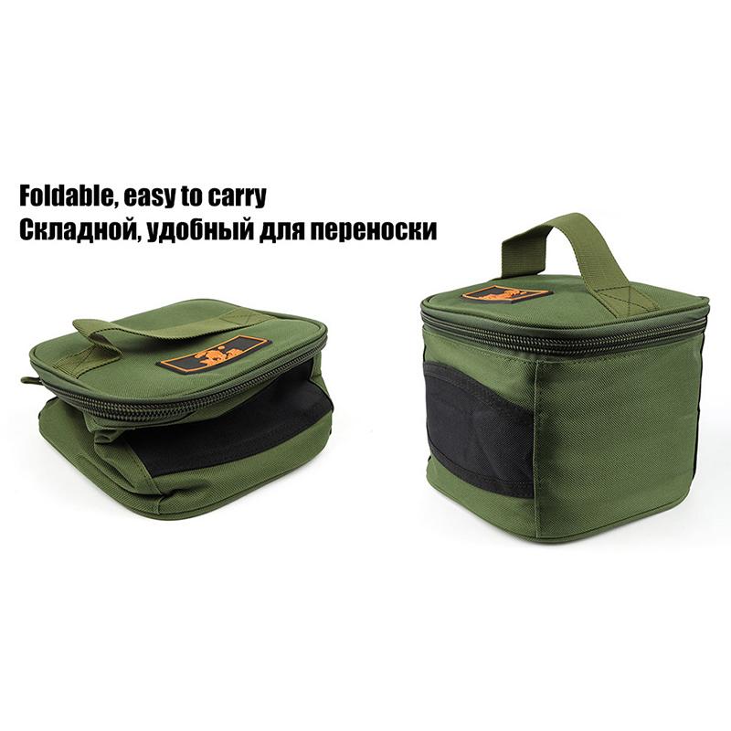 Fishing Bag Fishing Reel Storage Bag Carrying Case For 500-10000 Series Spinning Oxford Fishing Reels Lure Gear Carrying Case