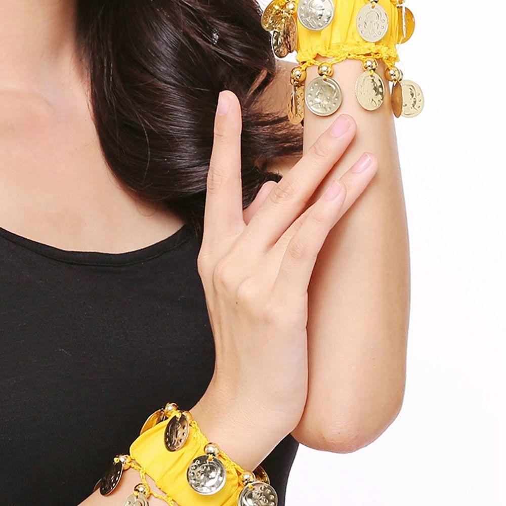 Beaded Belly Dance Cuffs Bracelets Chiffon  Elegant   BFF