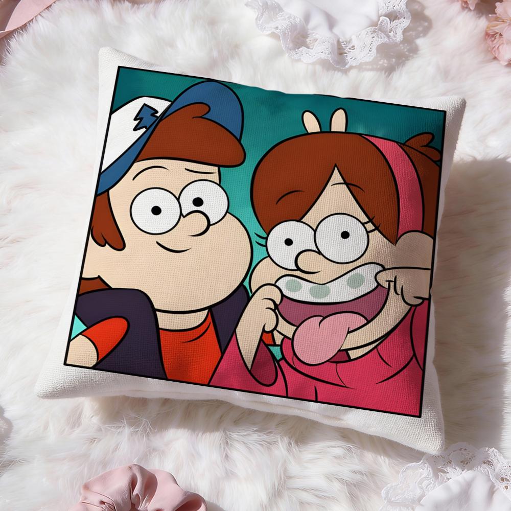 g-gravity falls Cushion Cover Premium Comfort Reversible Pillow Cove -Two in One Design for Any Room & Car Interior