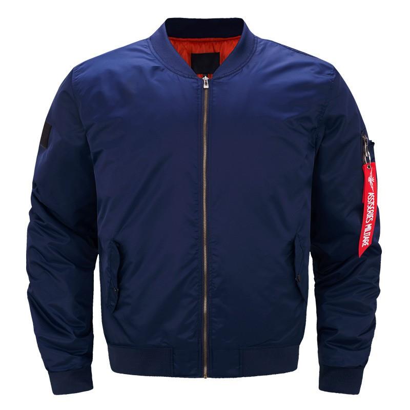 Mens Oversized Nylon Pilot Jacket Winter