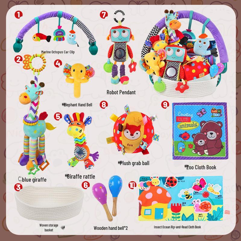 Luxury Newborn Baby Gift Set: Full Moon Toy and Keepsake Box