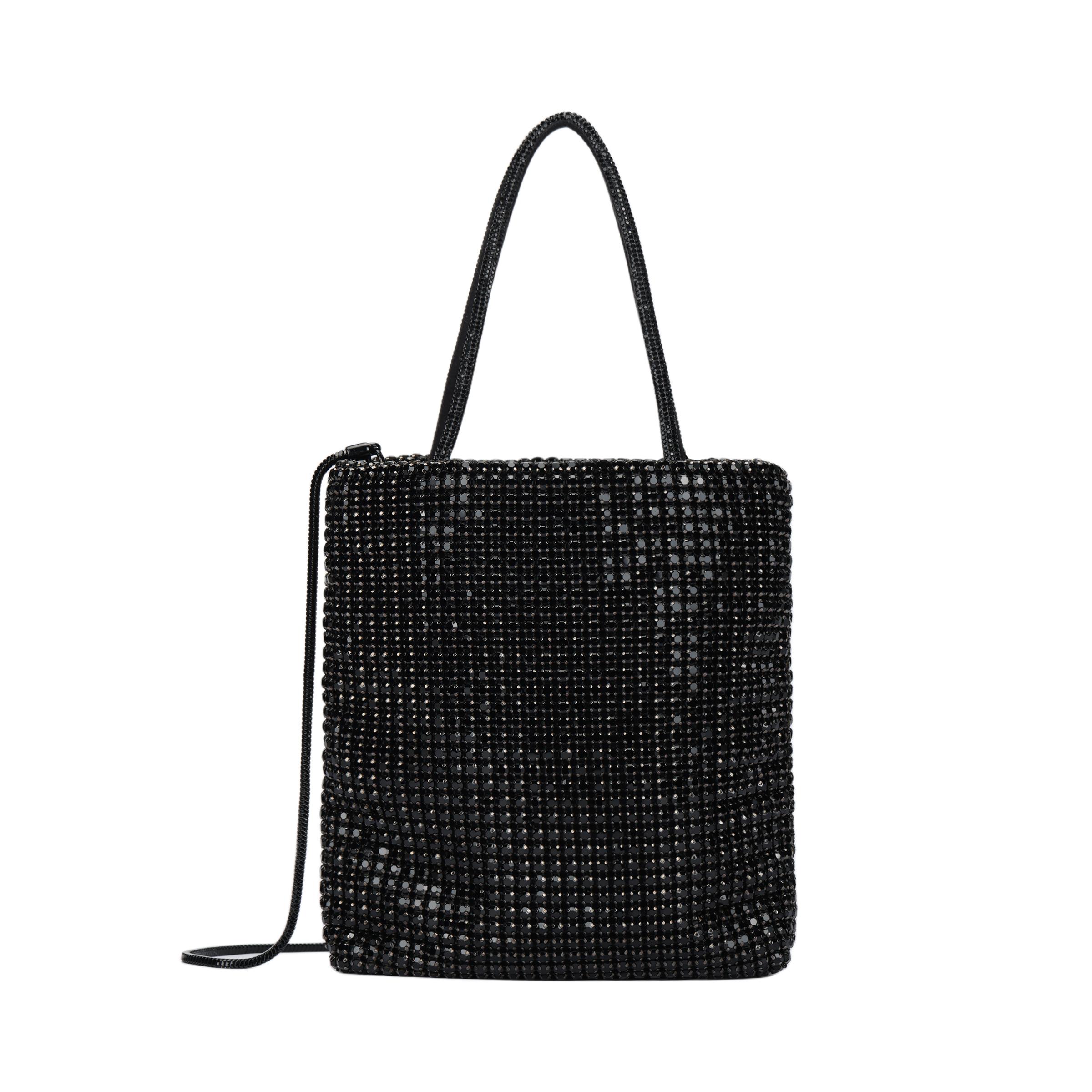 

Tory Burch Night Owl Logo Pendant Magnetic Snap Closure Crossbody Shoulder Mini Bag Women handbags Black 152420-001 Basic Set (Bag+Dust Bag)