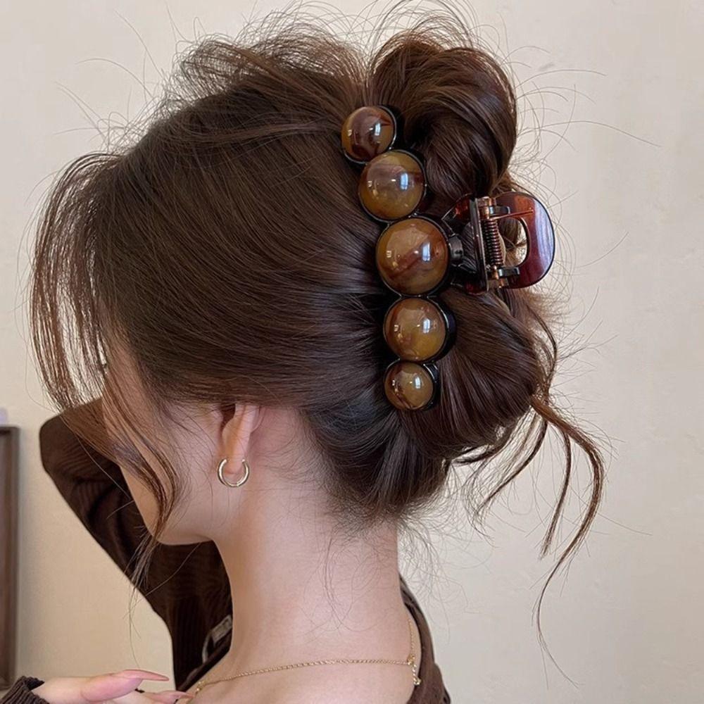 11cm Hair Clip Retro Shark Clip Fashion Hair Claw  Daily Use