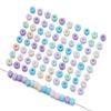 300pcs/lot 3mm/4mm Cream Rice Glass Beads DIY Necklace Earrings Bracelet Handmade Accessories Jewelry Matte Beaded