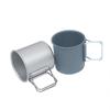 Durability Aluminum Alloys Cup Travelling Hand Brewed Coffees Cup Climbing Cup for Camping Hiking and Picnics
