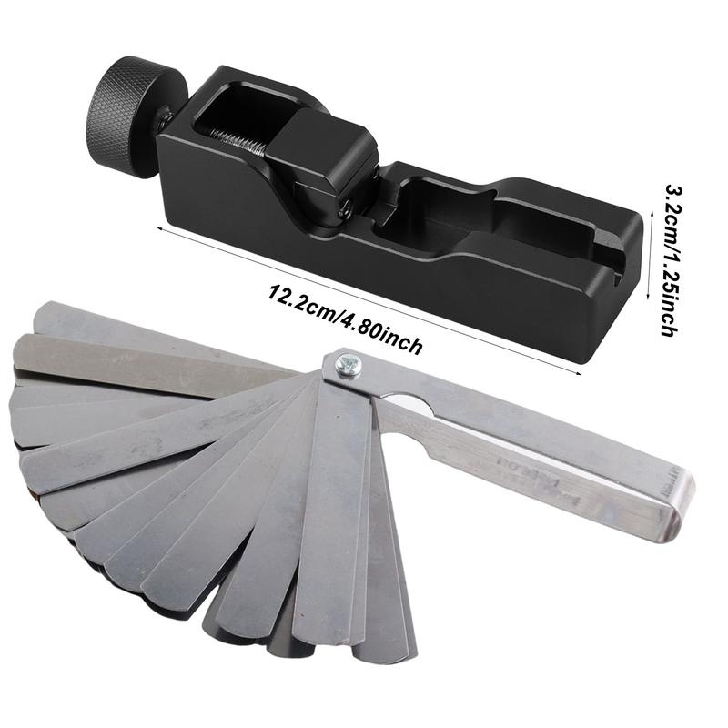 car Spark Plug Gap Tool with 32 Blade Steel Feeler Gauge For 10/12/14/16mm Spark Plugs Feeler Measuring Tool auto Repair tool