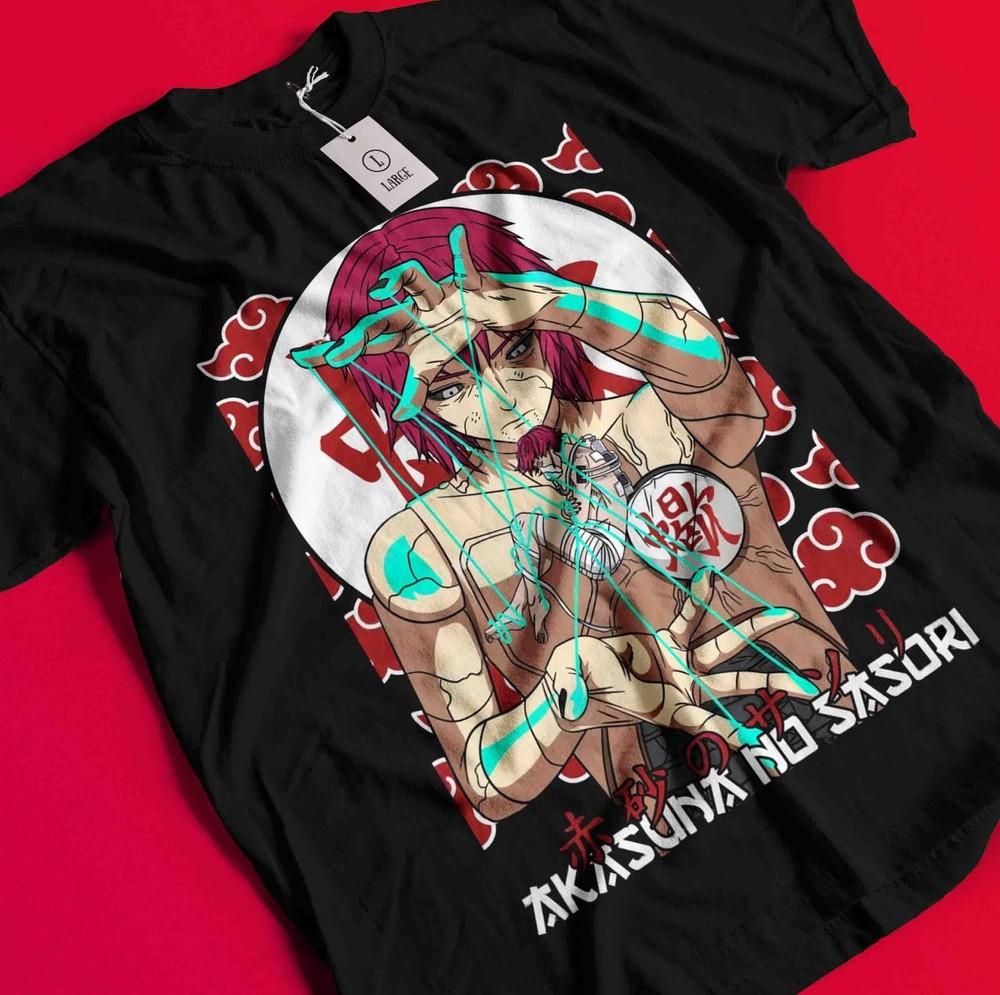 Sasori Tshirt Itachi T-Shirt Kisame Shirt Madara Kakashi Naruto Anime Akatsuki AA86
