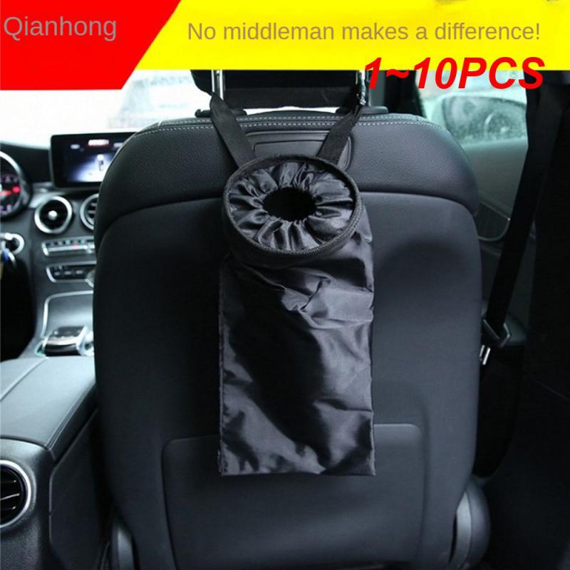 

1~10PCS Car Trash Can Garbage Bag Portable Non-woven Seat Back Storage Bag Leak-proof Box Organizer Pocket Car Interior