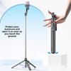 1.75 M Bluetooth Selfie Stick Auto Open Selfie Stick Stand Telescopic Selfie Stick  Live Broadcast