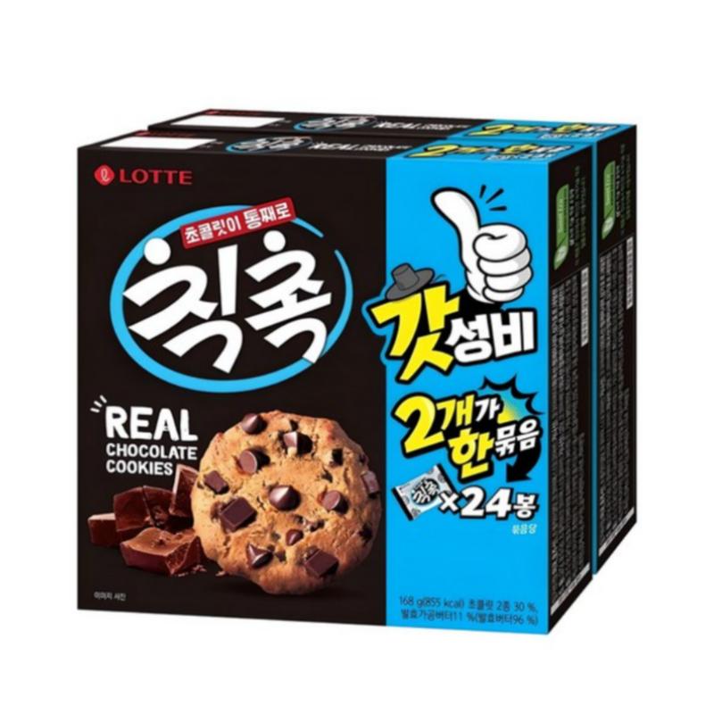 

Lotte Wellfood Chic Choc Real Chocolate Cookies 168 g × 2