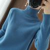 Wool-Blend Women's High Collar Raglan Sweater - 2024 Autumn/Winter Collection