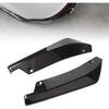 2 Stück Auto Universal Heckstoßstangenlippe Diffusor Splitter Canard Schutz Universal Frontstoßstangenlippe Karosseriekit Frontstoßstangen Seitenschweller Spoiler Splitter