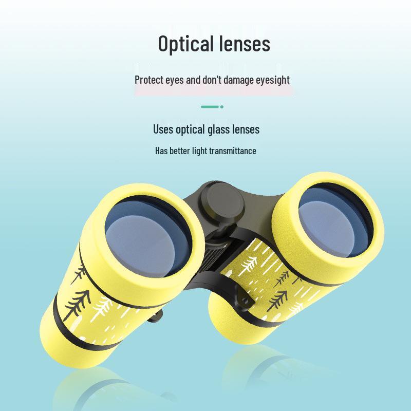Kids' High-Definition Mini Telescope & Binocular Set with Eye Protection – Perfect for Toddlers and Students