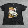 Unbranded T-Shirt Mens Size XL Black Too Fast Racing Graphic Short Sleeve Tee