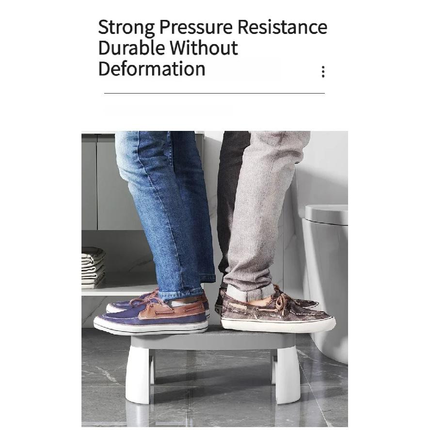 Household Toilet Squatting Stool Removable Non-slip Adult Toilet Seat Portable Thickened Foot Step Stool Bathroom Accessories