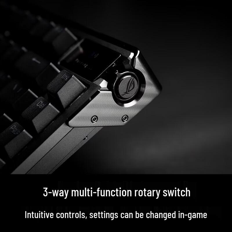 ROG Azoth Extreme 75% Wireless Tri-Mode Mechanical Gaming Keyboard with OLED