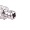 Syringe Stainless Steel Tip Caps With Luer Lock Screw Type Connection Luer Plug