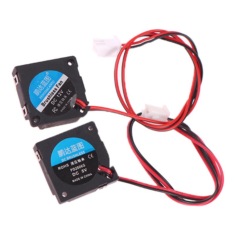 1Pc 2006 5V 12V 2Cm 20Mm Fan 20X20X6Mm Blower Fan Ultrathin Fan Mini Laptop Fan Blower Fan Humidifier Faninduction Cooker Fan