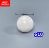 MOC Bricks Ball Plain Football Soccer DIY Goal 72824 1.75 X 1.75 Base Plate 32x32 Compatible Building Blocks Toys For Kids Gifts
