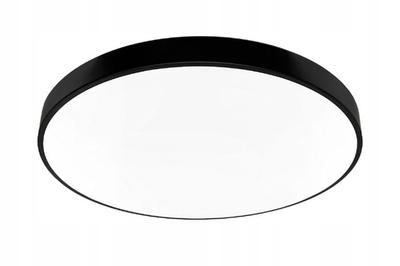 Plafon Okrągły Lampa Sufitowa Led 36W Czarny 40Cm