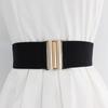Buckle Elastic Wide Belt Women'S Waist Decorative Dress With Coat Jacket Elastic Waist Seal Three Sizes