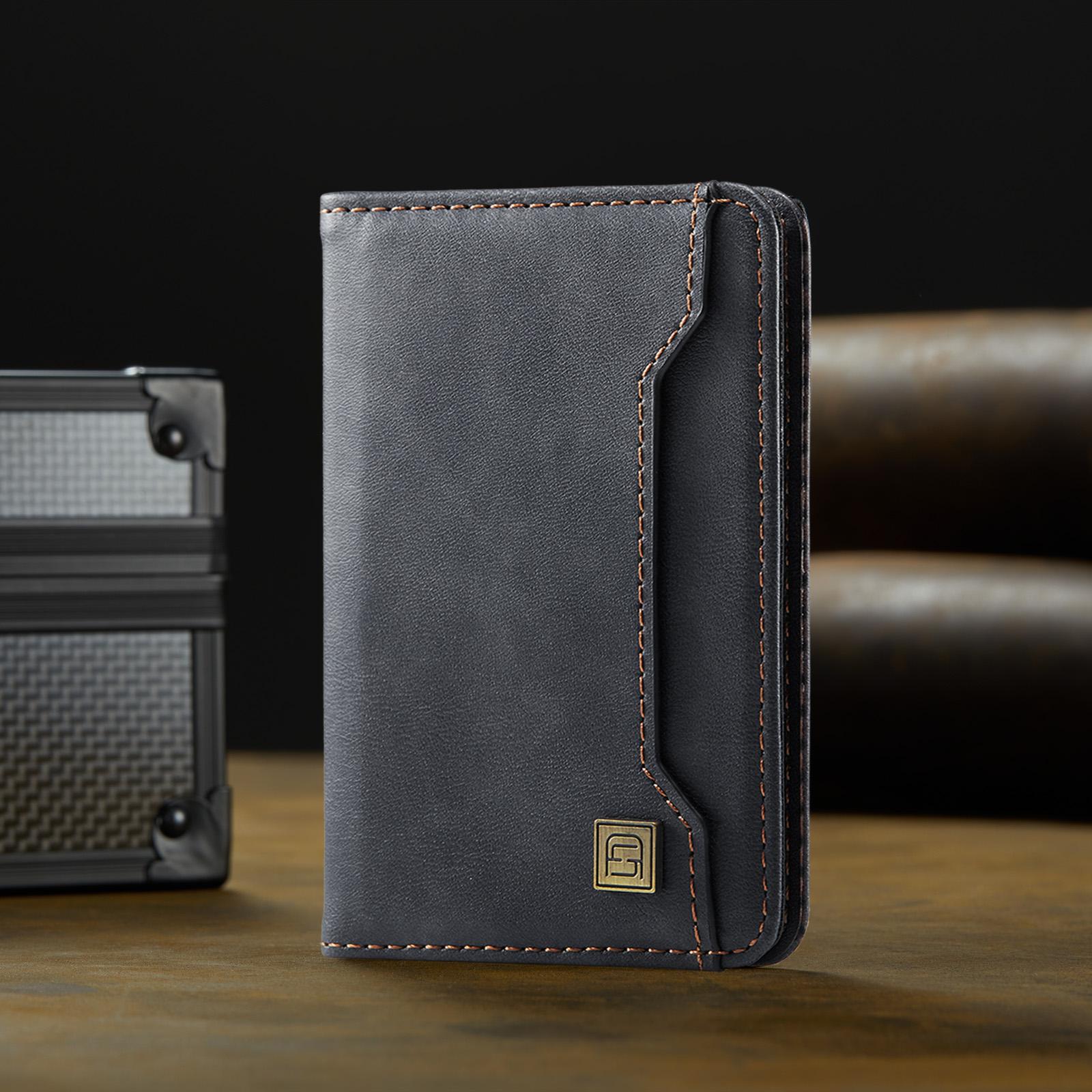 

Роскошный съемный магнитный кожаный чехол-кошелек для телефона с подставкой для Magsafe iPhone 17 Air 16 15 14 Plus 13 12 Pro Max ID Обложка для банковской карты Сумка iPhone 16 Pro Max чёрный