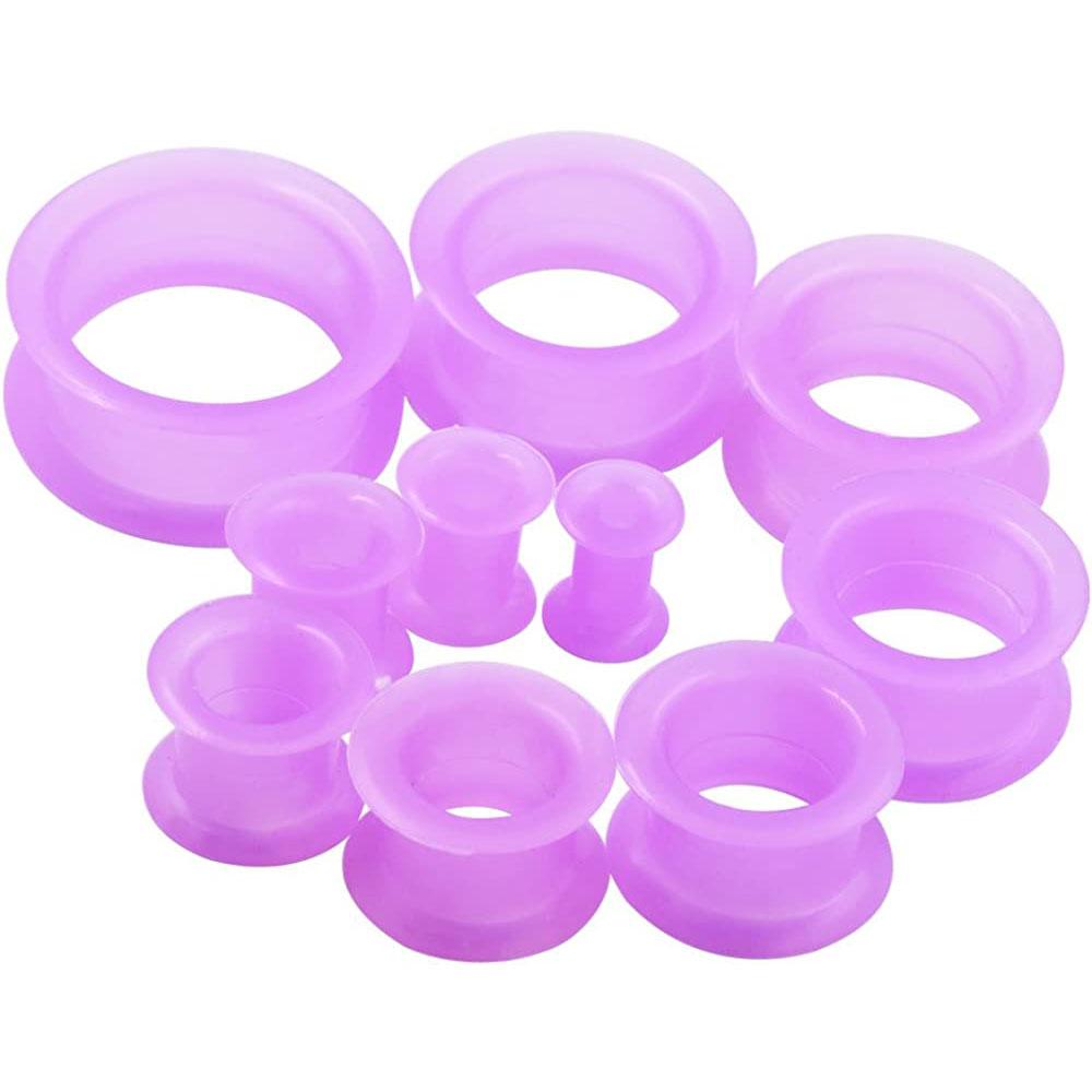 1Pair 3-48mm Silicone Ear Plugs And Tunnels Piercing Expander Piercing Tunnel Ear Tunnels Stretchers Plug Oreille Ear Gauges