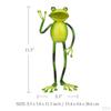 Frog Figurines Garden Living Room Decor – Mini Statue Cute Sculpture Home Ornament for