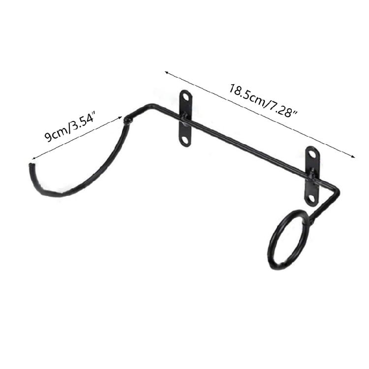 Wall Mount Wine Rack for Single Wine Bottle Holder for Home Bar Kitchen Storage