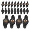 30Pcs Hand Tightening Nut Wing Knobs M5 Plastic Grip T-Shaped Screw Threaded Replacement for Woodworking Electronic Tools T