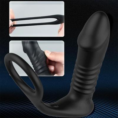 Fernbedienung 10 Vibration Prostata Stimulator Anal Vibrator mit Cock-Ring