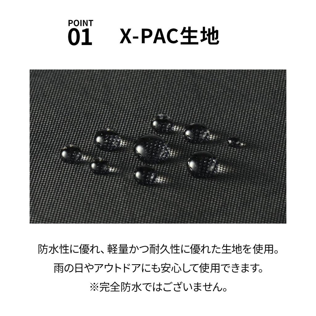 Laglentis Cross X Shoulder Smartphone Shoulder High 20061 Black [Ace Gene] Bag, Bag, 2L, X-PAC Strength,