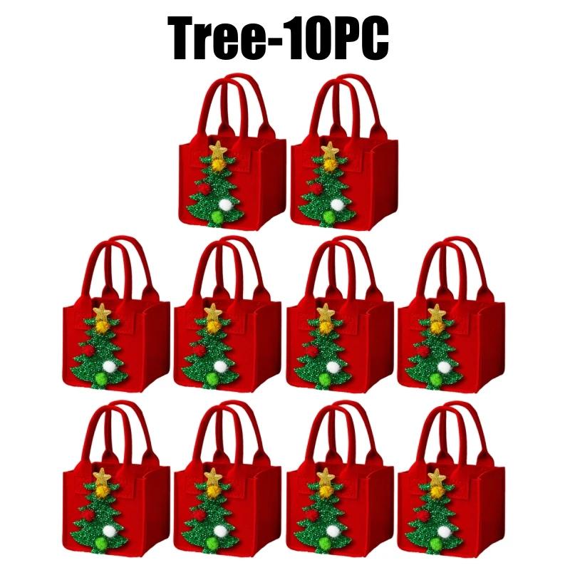 Christmas Felt Bag Creative Handbag Christmas Eve Apple Box Ping'an Fruit Bag Hand-held Gift Packaging Candy Decoration Gift Bag