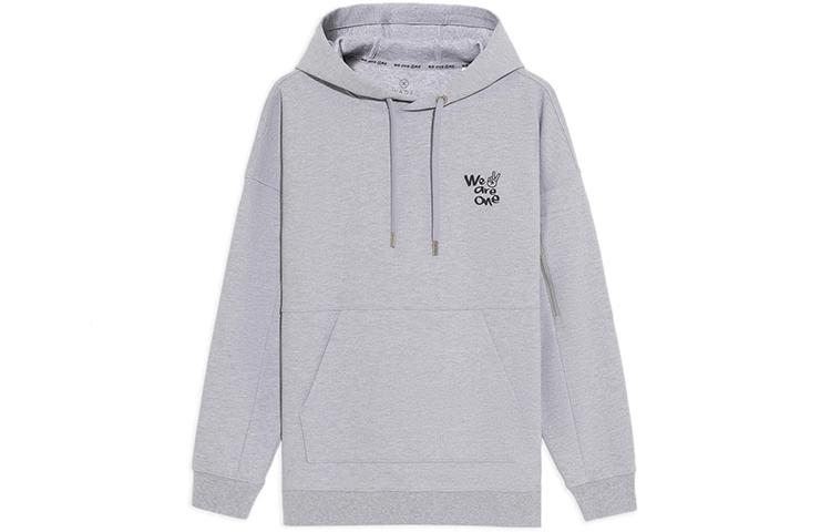 Li Ning Wade Collection Sweatshirts Unisex Gray Hooded Moderate Regular AWDS113-3 S