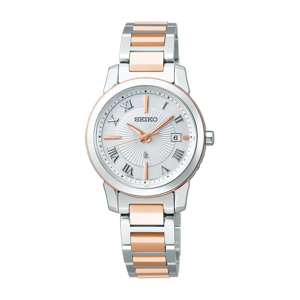 

[Годинник Seiko] Наручний годинник Rukia I Collection SSQV108 Жіночий, срібний + рожеве золото