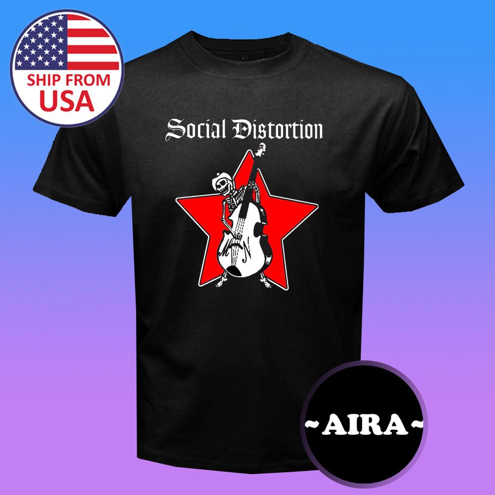Social Distortion Skelly Men s Black Size S-5XL S