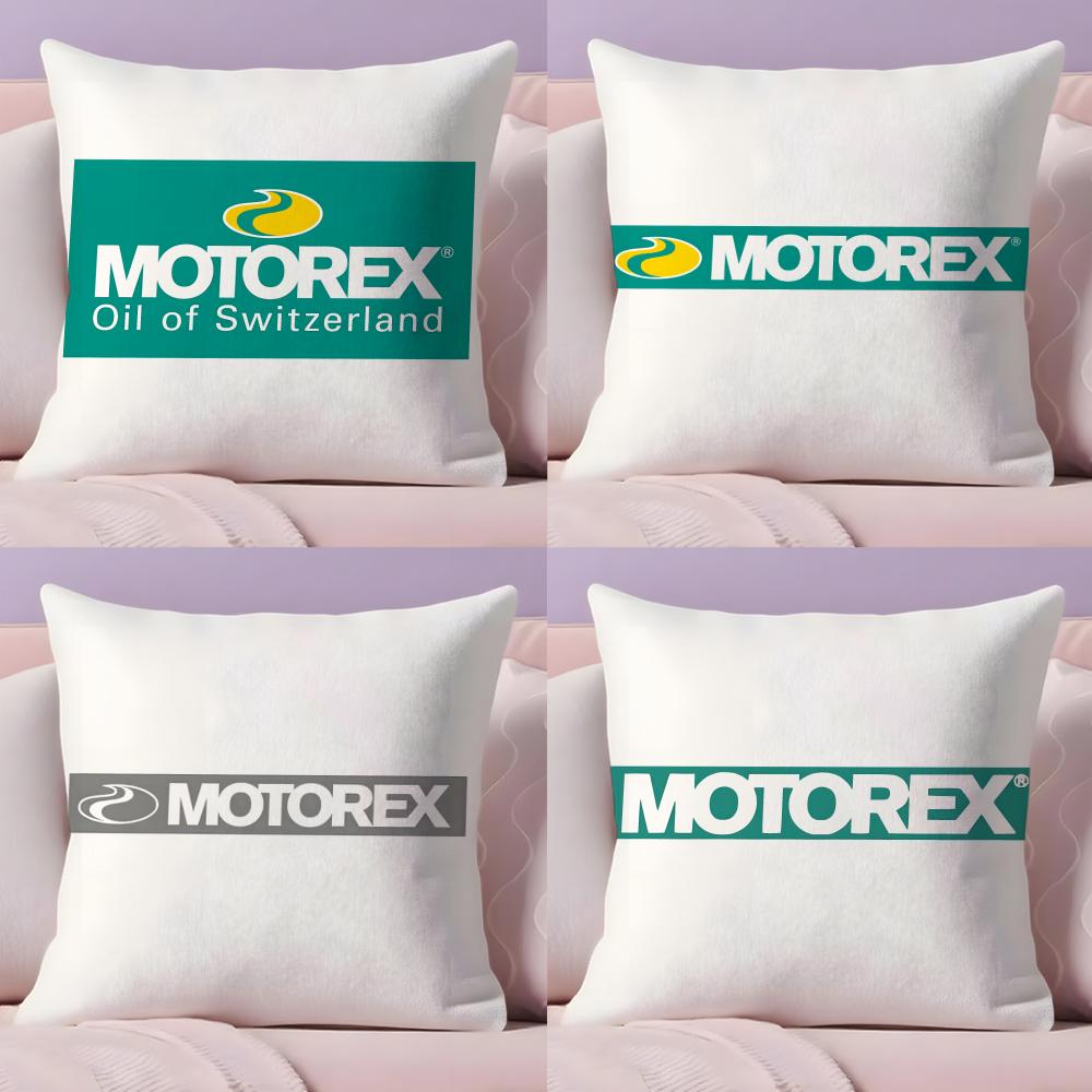 M-Motorexs Oil Cushion Cover Plush Fabric Soft Double-Sided Printed Sofa Pillow Case Colorfast Home Decor Gift