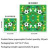 World Cup Soccer Party Tableware Set: Disposable Paper Plates, Cups, Straws, Tablecloths, Banners, and Decorations