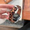 Woman Leopard Print Leather Strap For Apple Watch Band S11/10/9/8/7/SE/Ultra IWatch 49/46/45/44/42/41/40/38mm High-end Bracelet