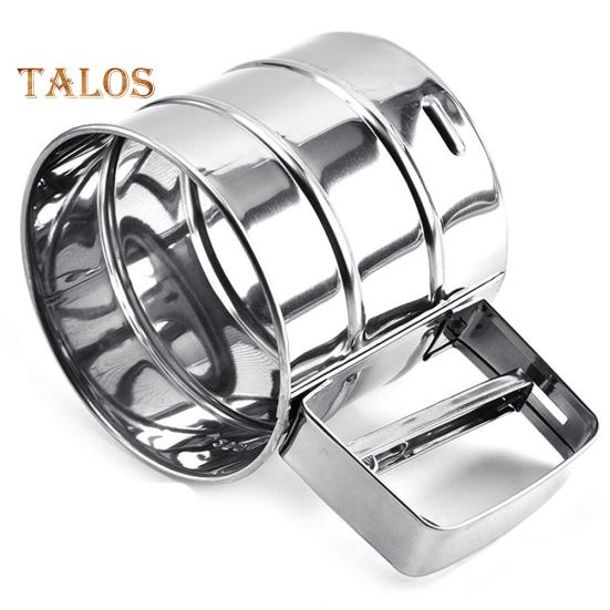 Stainless Steel Powder Flour Sieve Cup Mesh Strainer Baking Kitchen Gadget Tool Live City Fashion Home Decor