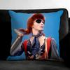 D-David Bowiee Singer Cushion Cover Pillowcase Ultra Soft Skin Friendly Fabric Cloud Like Comfort & Concealed Zipper
